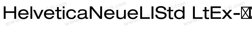 HelveticaNeueLIStd LtEx字体转换